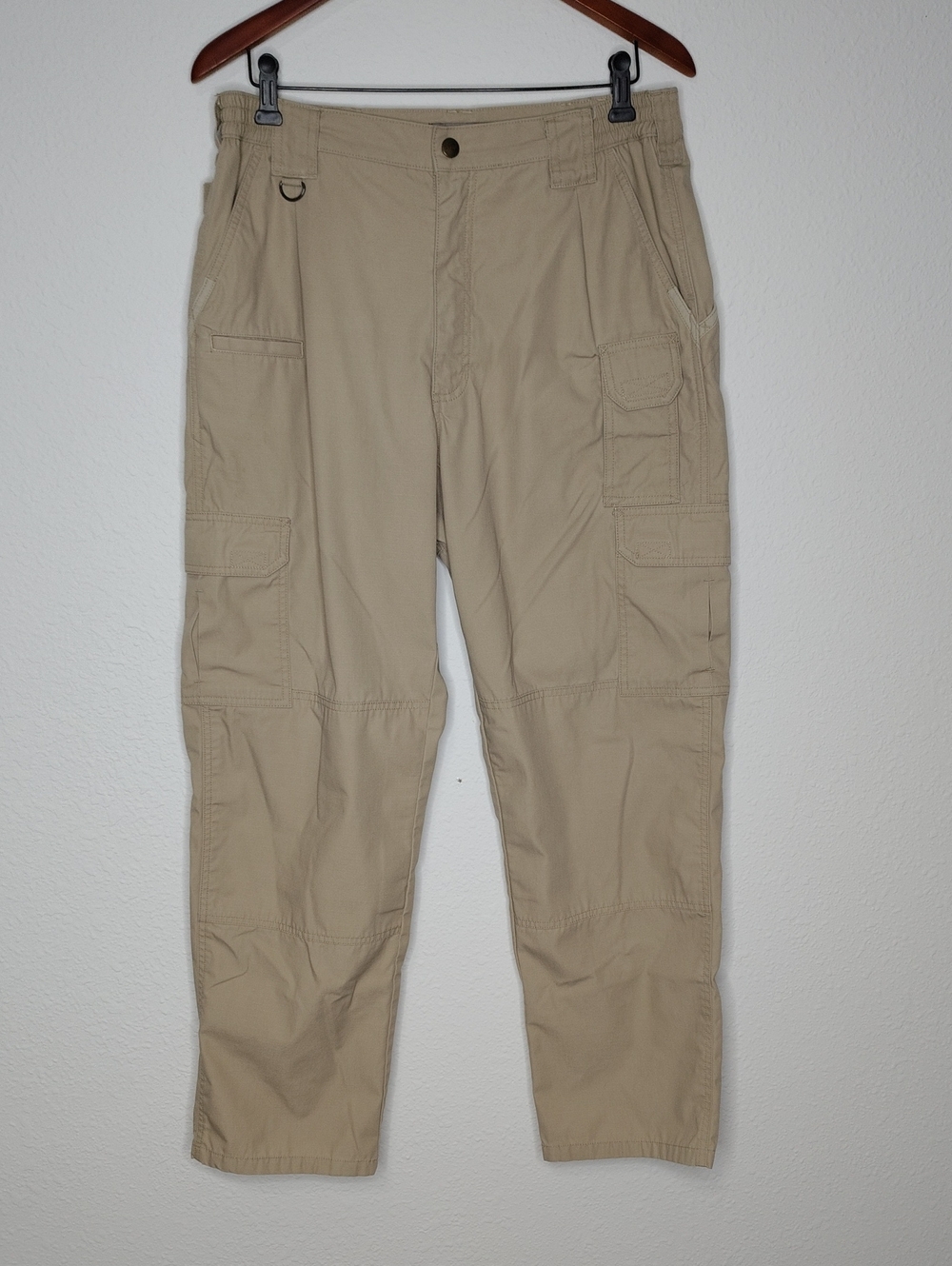 5.11 Tactical Mens Relaxed Fit TDU Cargo Pants Size 34x32 Khaki Utility Pockets